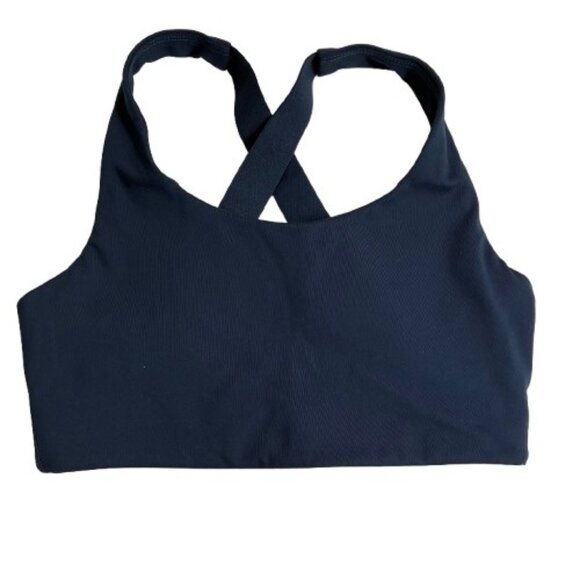girlfriend collective Other - Girlfriend Collective Simone Hihg Support Sports Bra Navy Blue XS Clean Girl